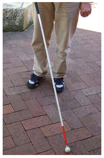 Man with a White Cane