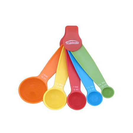 Measuring Spoons Bright Coloured Set of 5