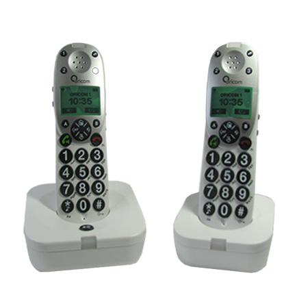 Amplified Digital Cordless Phone With Extra Handset