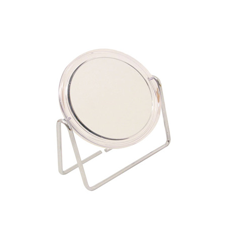5x Clear Frame Mirror On Stand 12.5cm Diameter