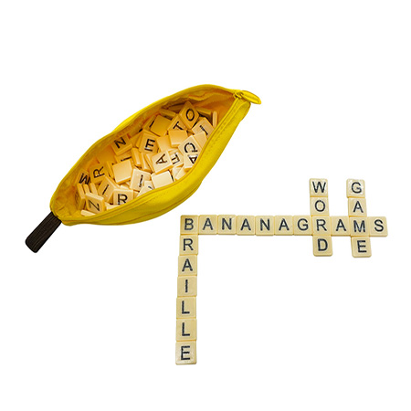 Bananagrams Word Game With Braille Letter Tiles