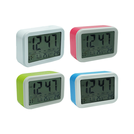 Talking LCD Digital Clock Alarm and Temperature