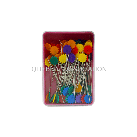 Marking Pins With Flower Heads 100 Pack