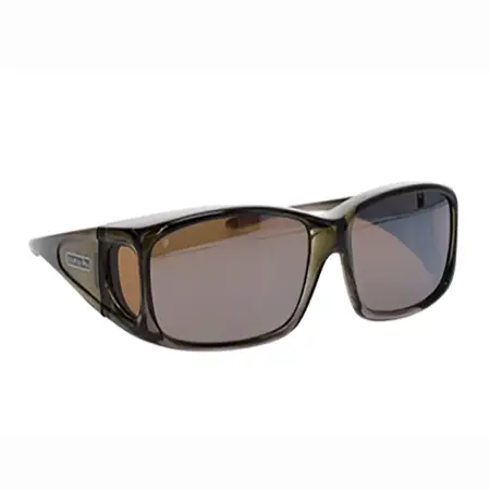 Razor Olive Charcoal Frame Amber Lens Fitover Small